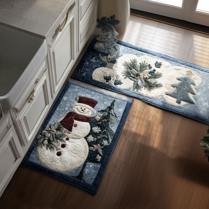 Tapis de cuisine antidérapant – Hiver joyeux