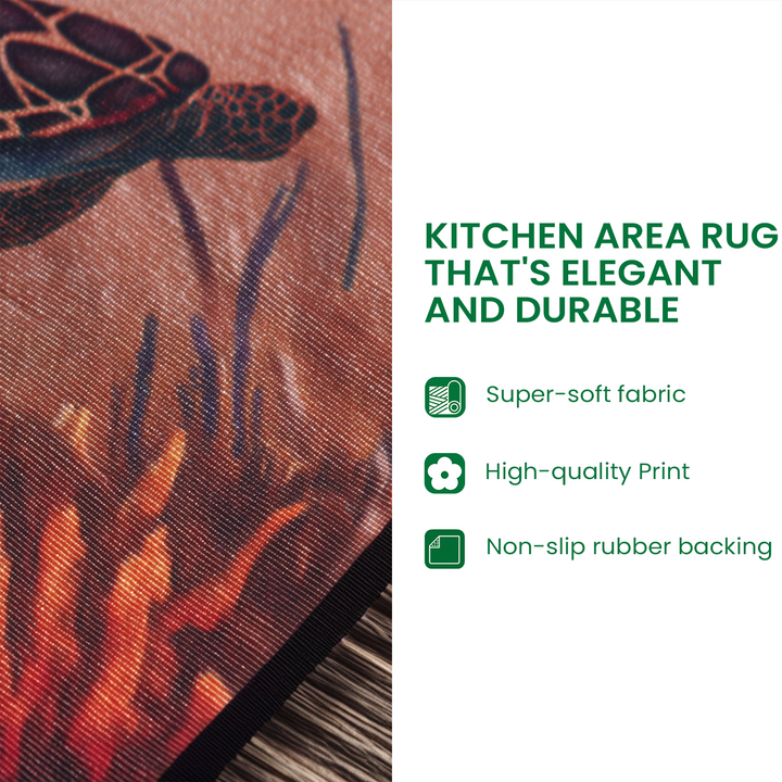 Tapis de cuisine antidérapant – Inspiration amérindienne