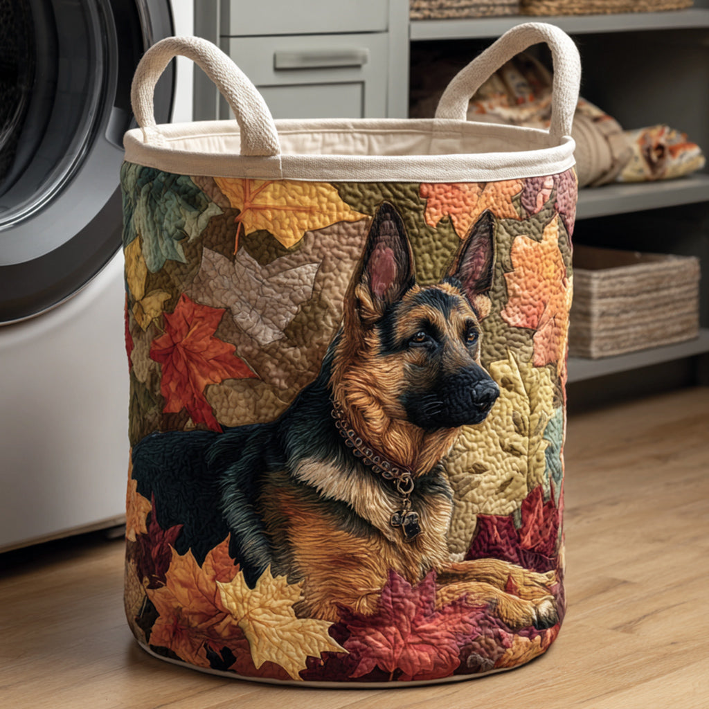 Panier à linge matelassé – Berger allemand – vue 1