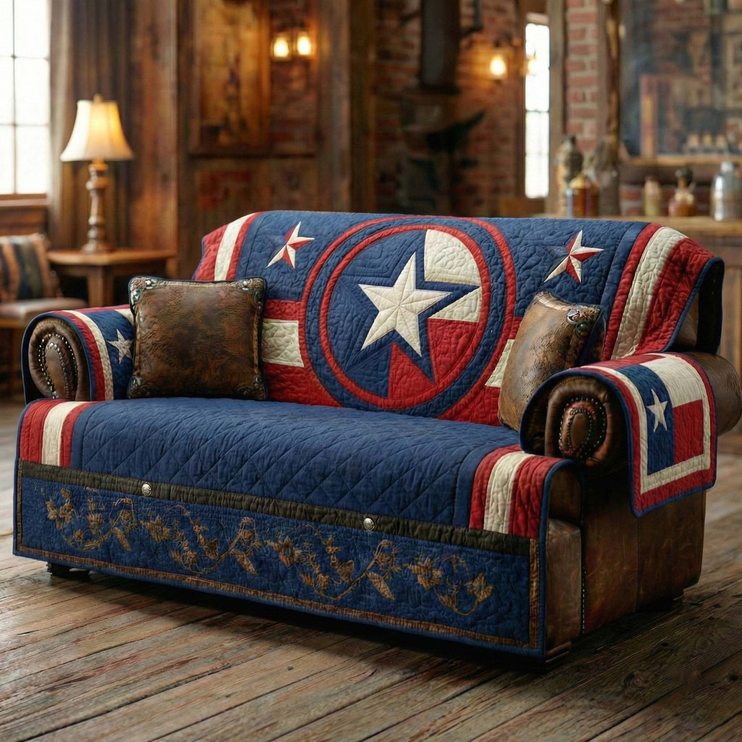 Housse de canapé matelassée – Style américain