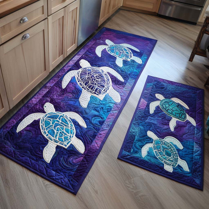 Tapis de cuisine antidérapant – Tortue marine