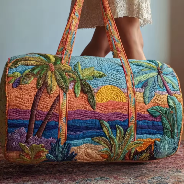 Eugénie | Sac de voyage souple fait main – sac de voyage souple motif Eugénie
