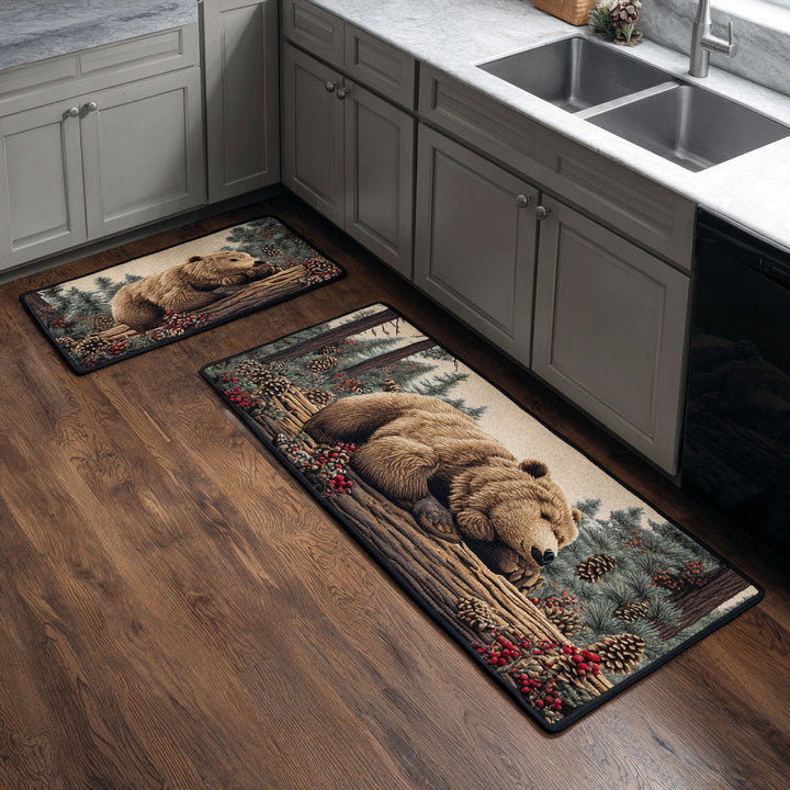 Tapis de cuisine antidérapant – Ours majestueux