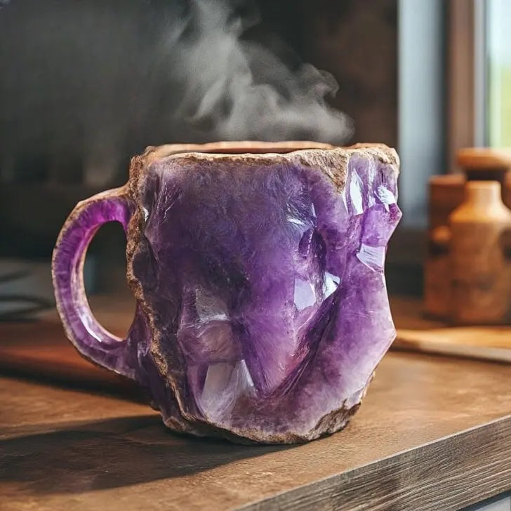 Mirabelle – Tasses à café en cristal minéral