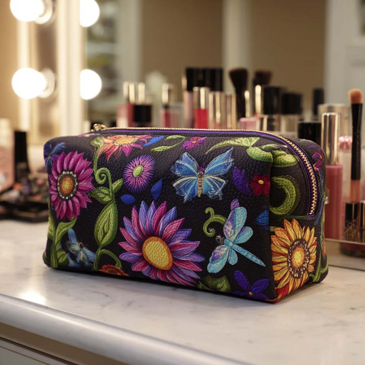 Trousse de maquillage matelassée lumière du matin – vue 1 – Maria Milano