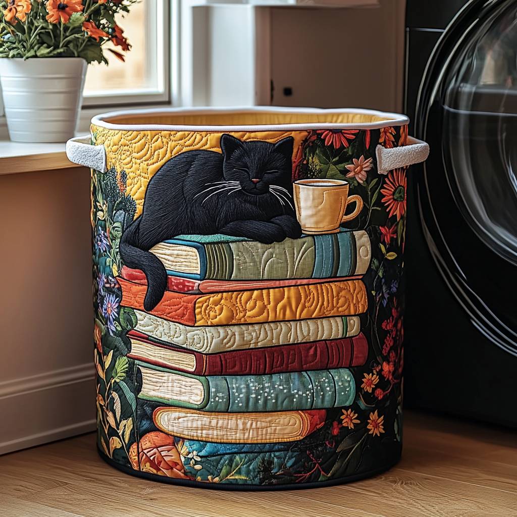 Panier à linge matelassé – Forme de chat – vue 5