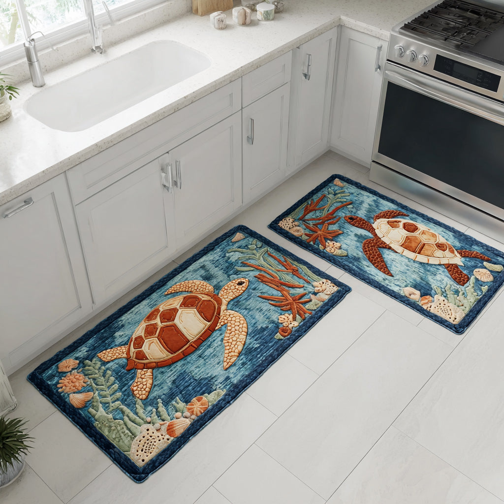 Tapis de cuisine antidérapant – Vagues et grand large