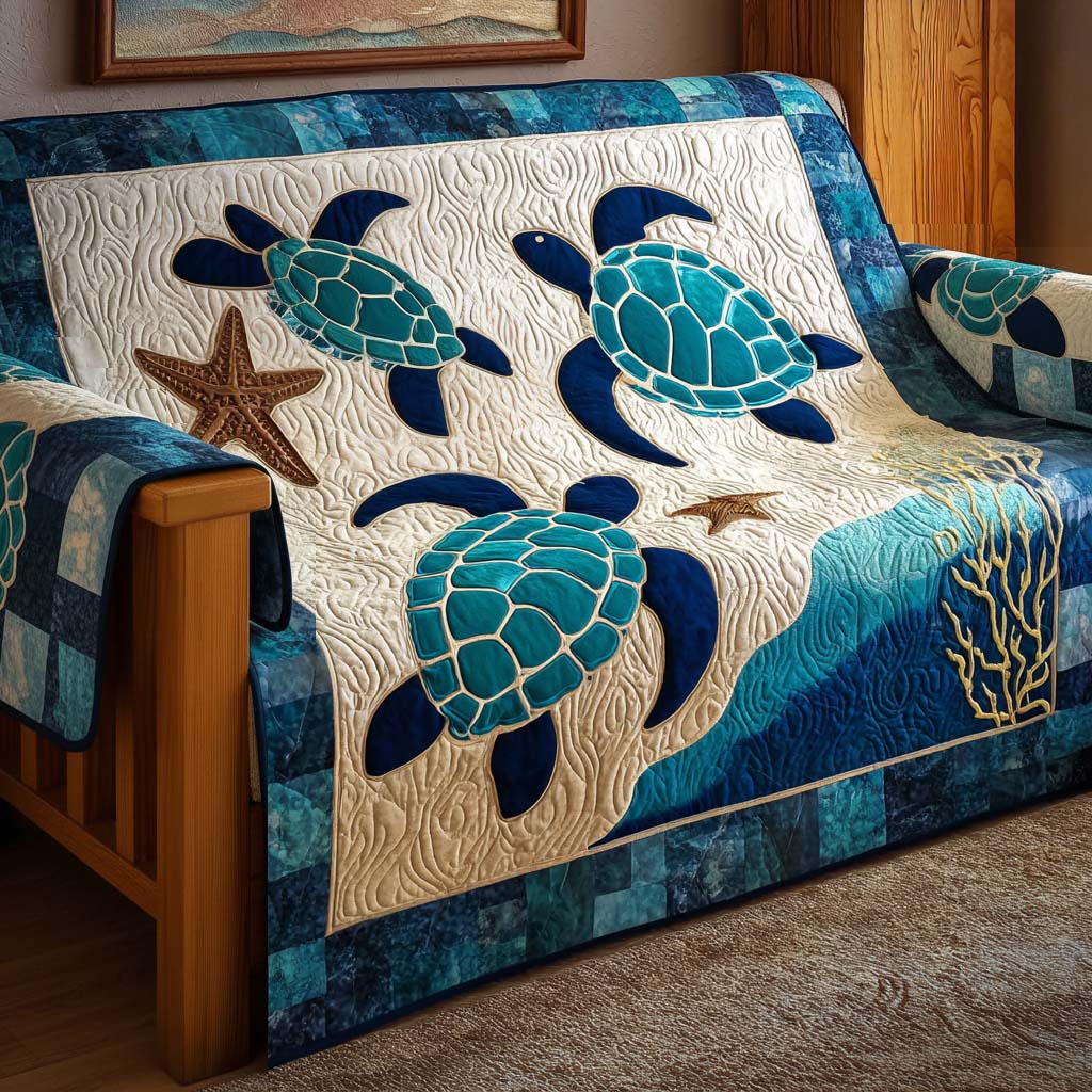 Housse de canapé matelassée – Tortue