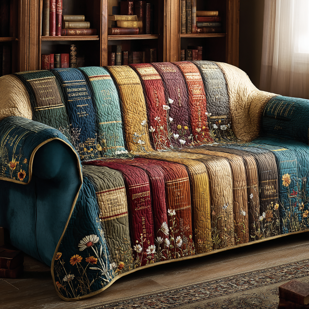 Housse de canapé matelassée – Motif décoratif