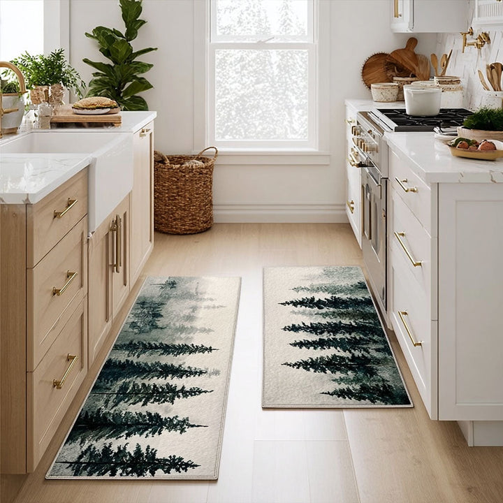 Tapis de cuisine antidérapant – Ruisseau et nature