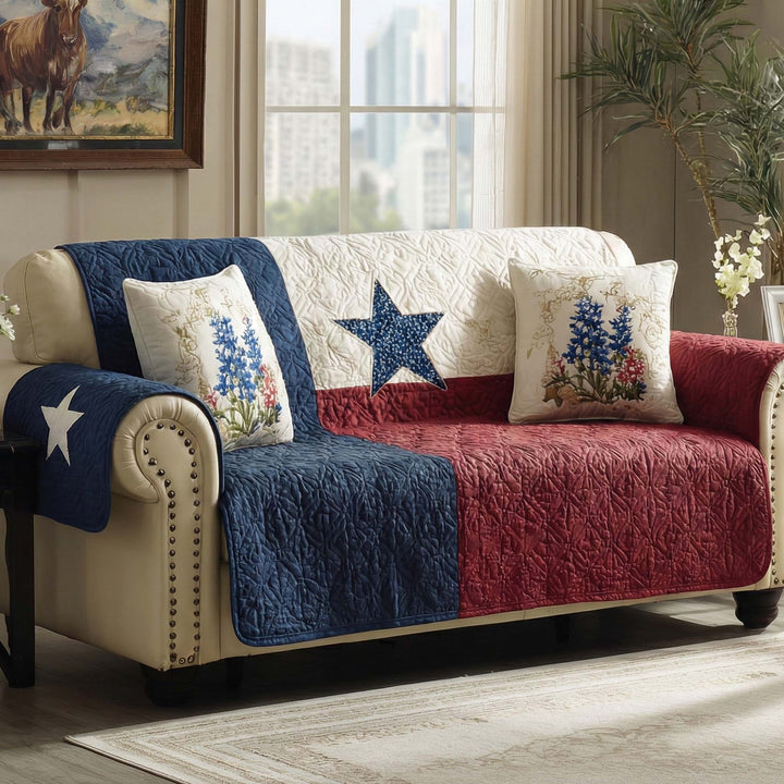 Housse de canapé matelassée – Style américain