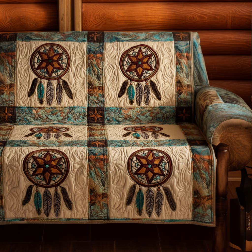 Housse de canapé matelassée – Motif décoratif