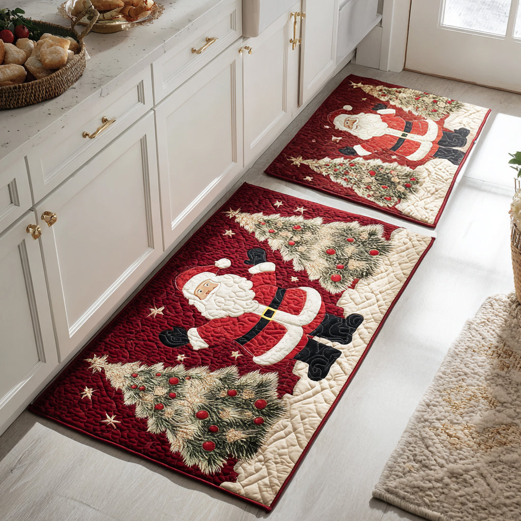 Tapis de cuisine antidérapant – Père Noël