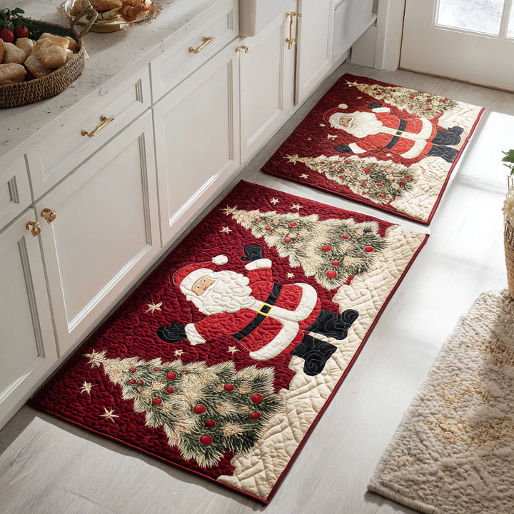 Tapis de cuisine antidérapant – Père Noël