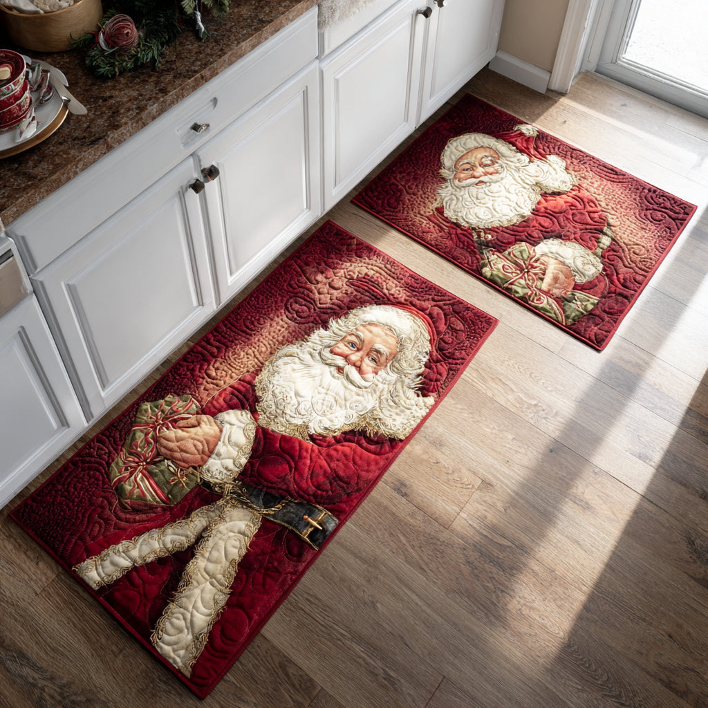 Tapis de cuisine antidérapant – Père Noël