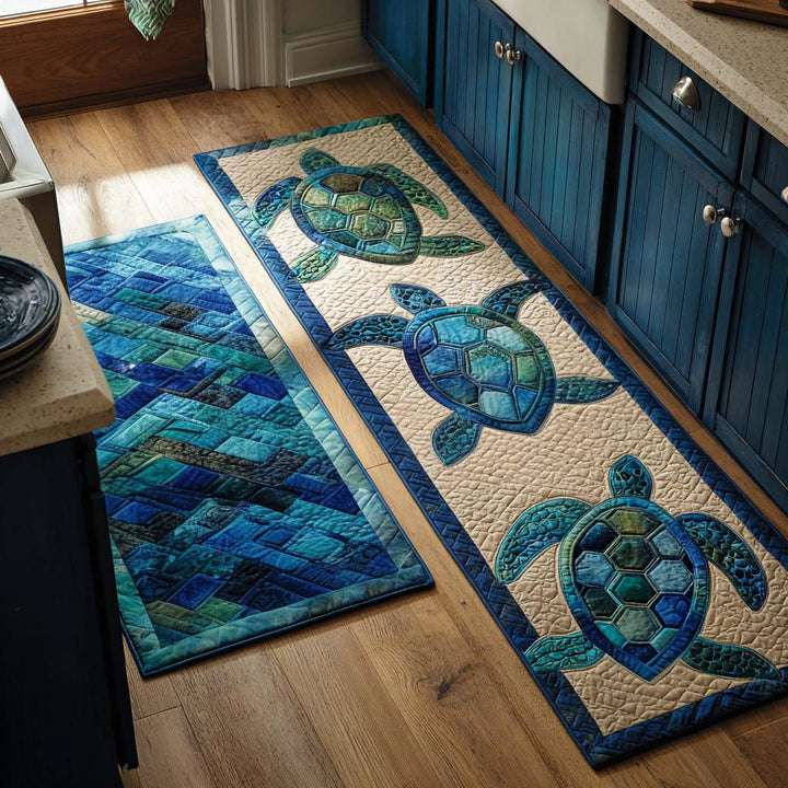 Tapis de cuisine antidérapant – Voyage marin