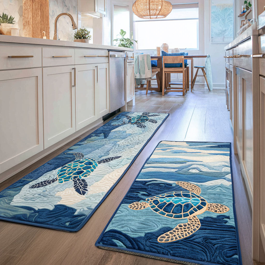 Tapis de cuisine antidérapant – Mer calme