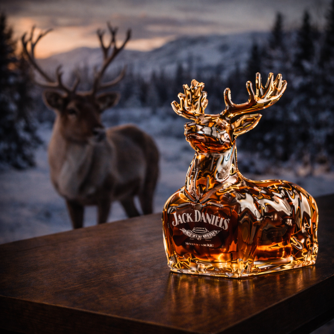 Bouteille de Whisky Jack Daniel's - Édition Renne