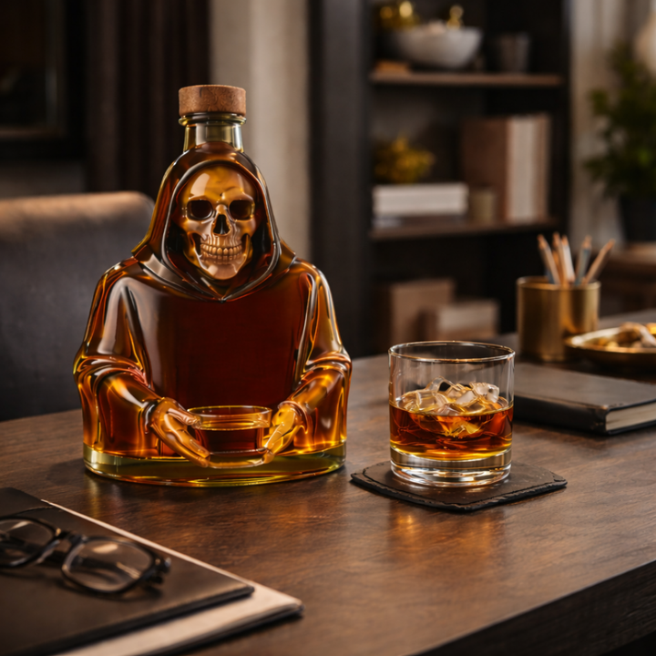 Bouteille de whisky - Édition Crâne