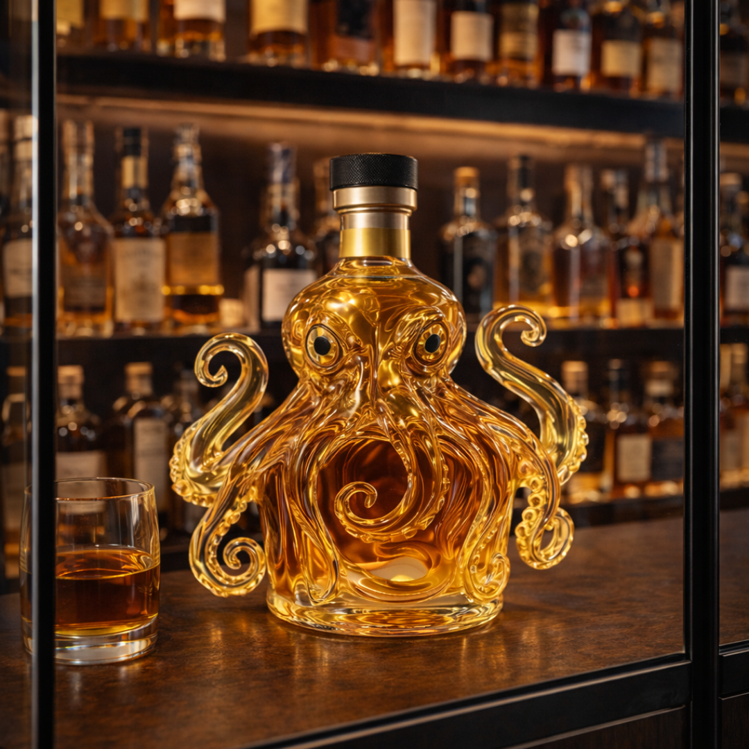 Bouteille de Whisky - Édition Poulpe