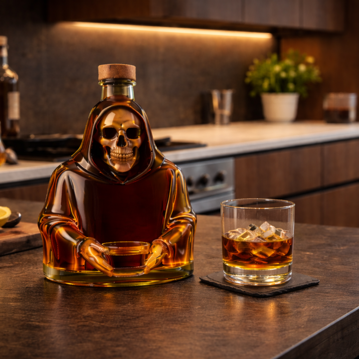 Bouteille de whisky - Édition Crâne