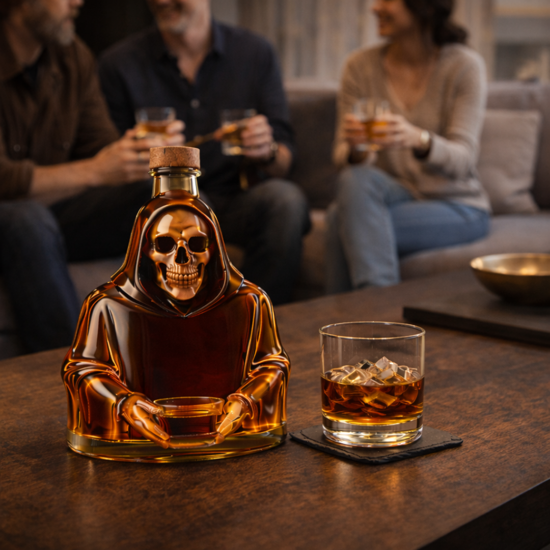 Bouteille de whisky - Édition Crâne