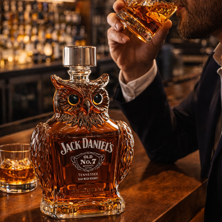 Bouteille de whisky - Édition Chouette