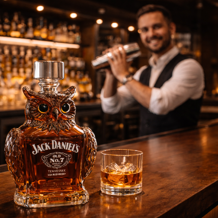 Bouteille de whisky - Édition Chouette