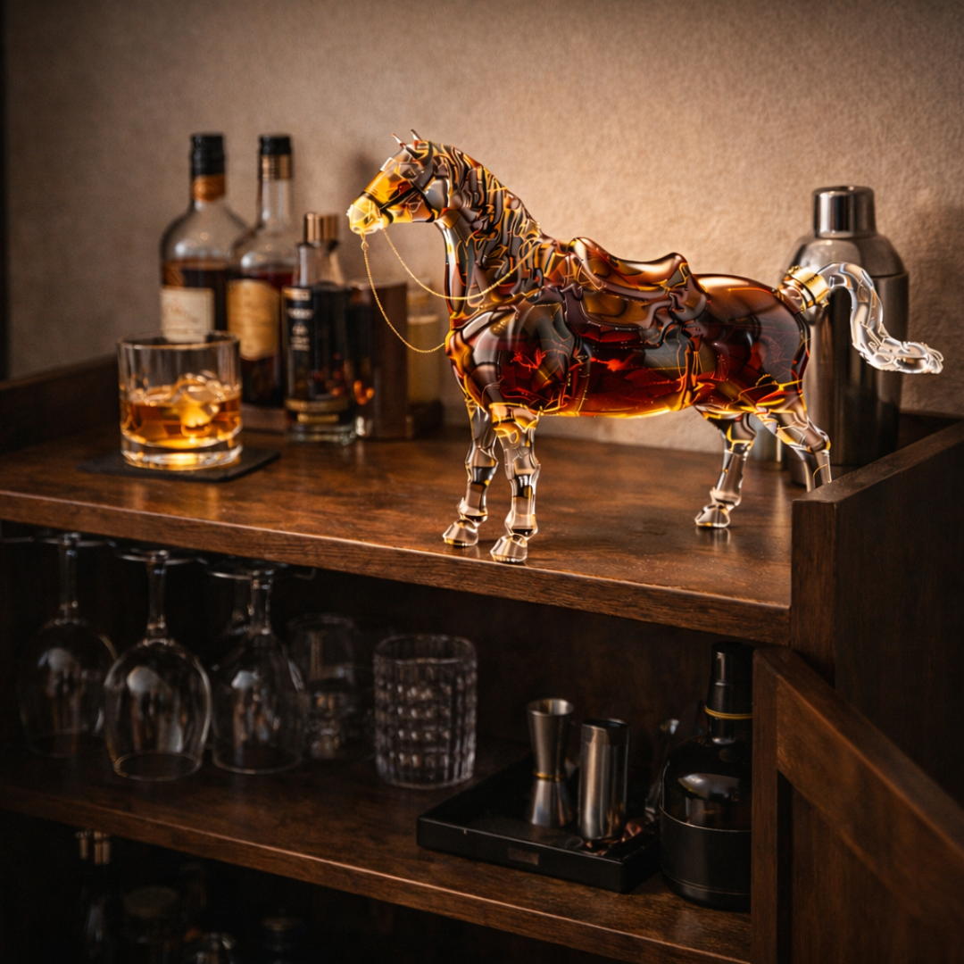 Bouteille de Whisky - Édition Équine