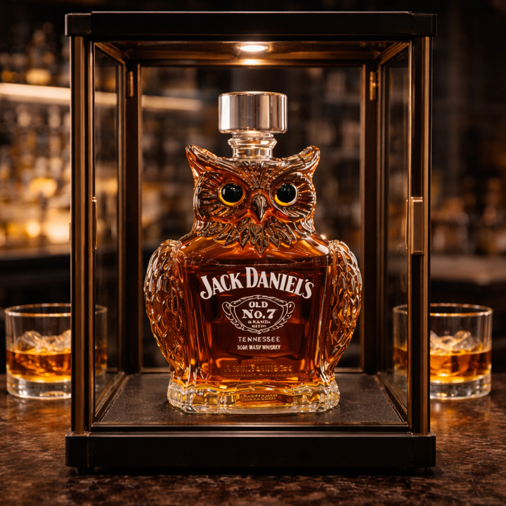 Bouteille de whisky - Édition Chouette