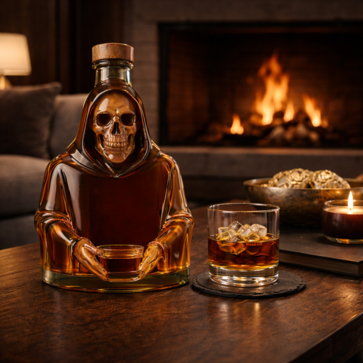 Bouteille de whisky - Édition Crâne