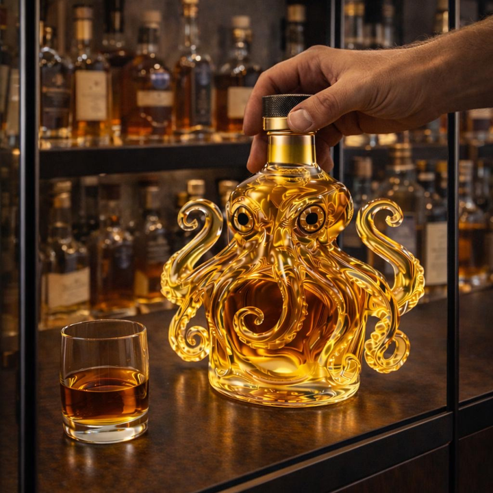 Bouteille de Whisky - Édition Poulpe