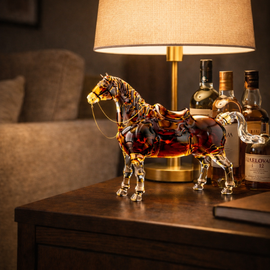 Bouteille de Whisky - Édition Équine