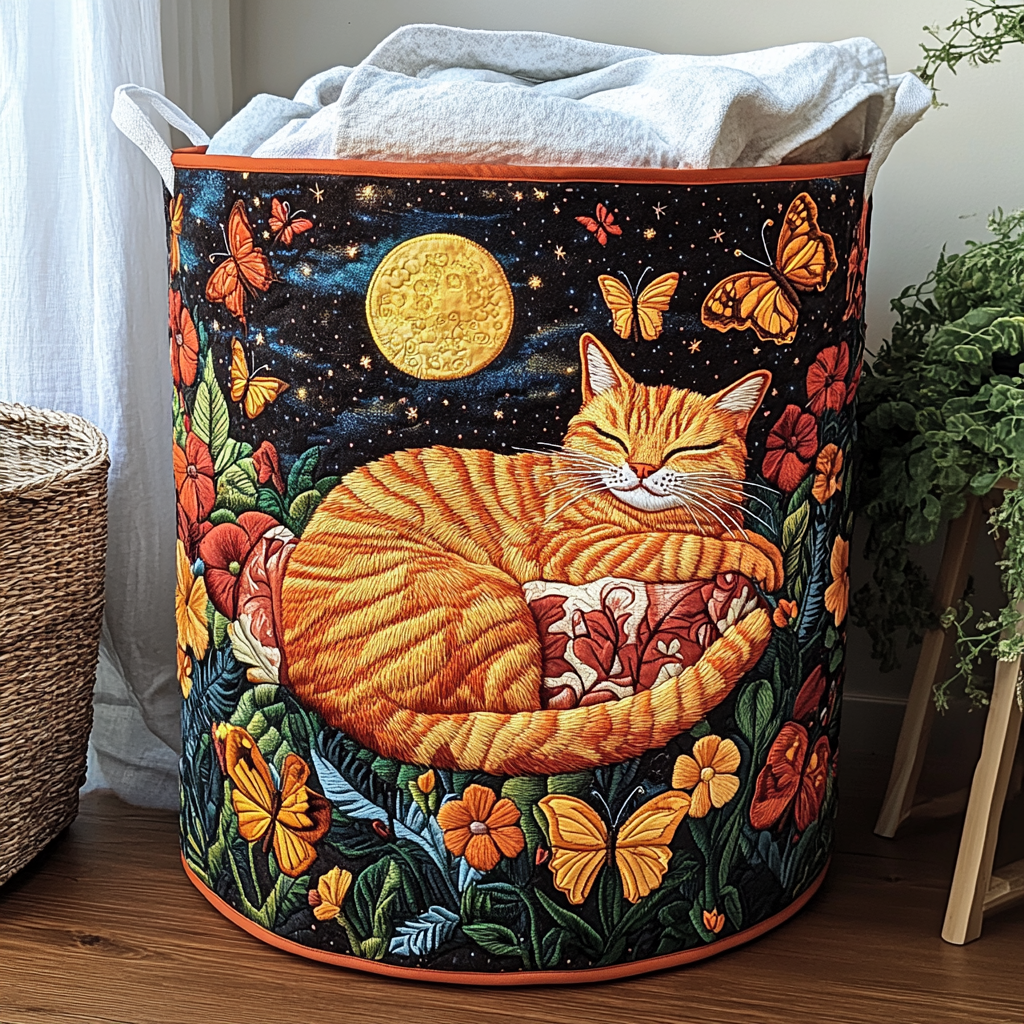 Panier à linge matelassé – Forme de chat – vue 6