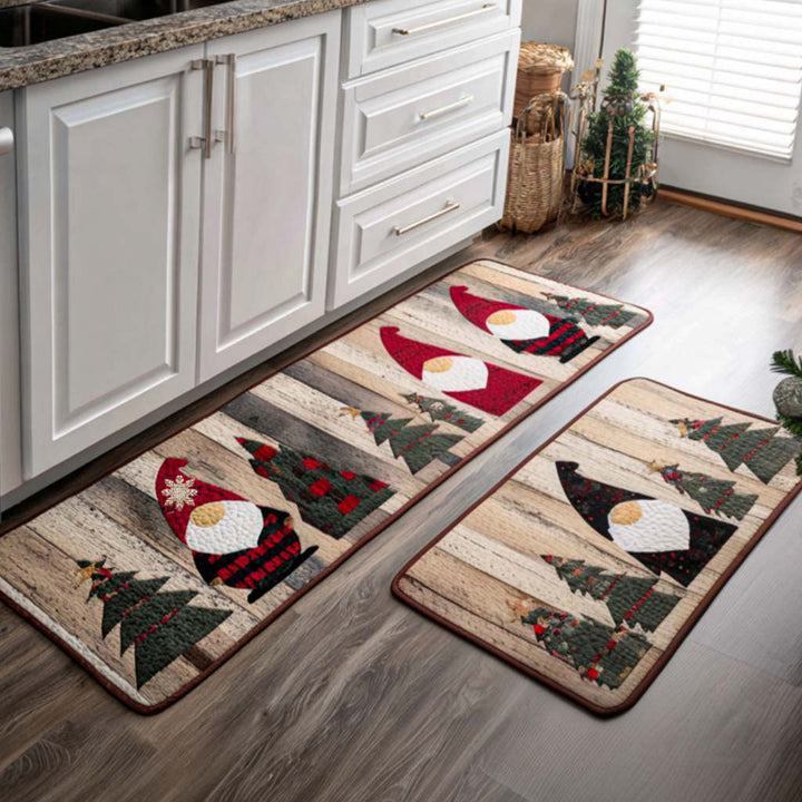 Tapis de cuisine antidérapant – Neige scintillante