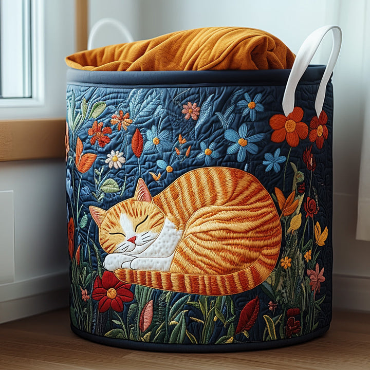 Panier à linge matelassé – Repos au soleil – vue 1
