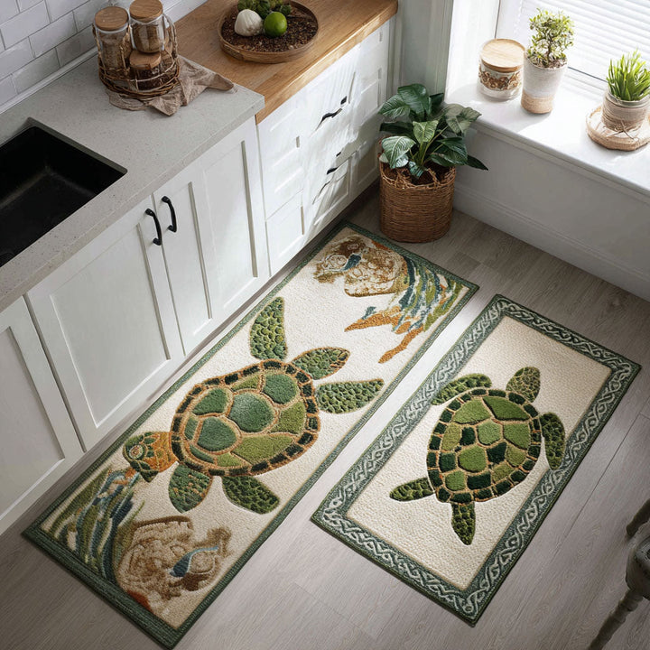 Tapis de cuisine antidérapant – Récif corallien