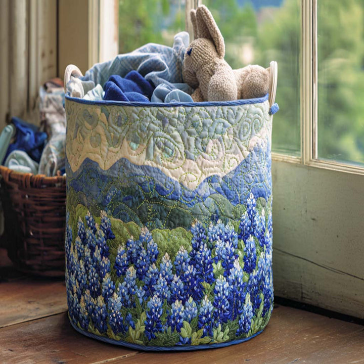 Panier à linge matelassé – Style western – vue 1