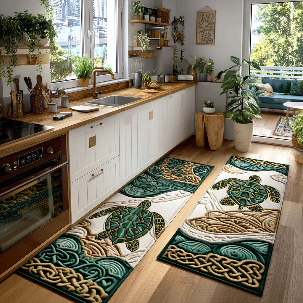 Tapis de cuisine antidérapant – Récif corallien