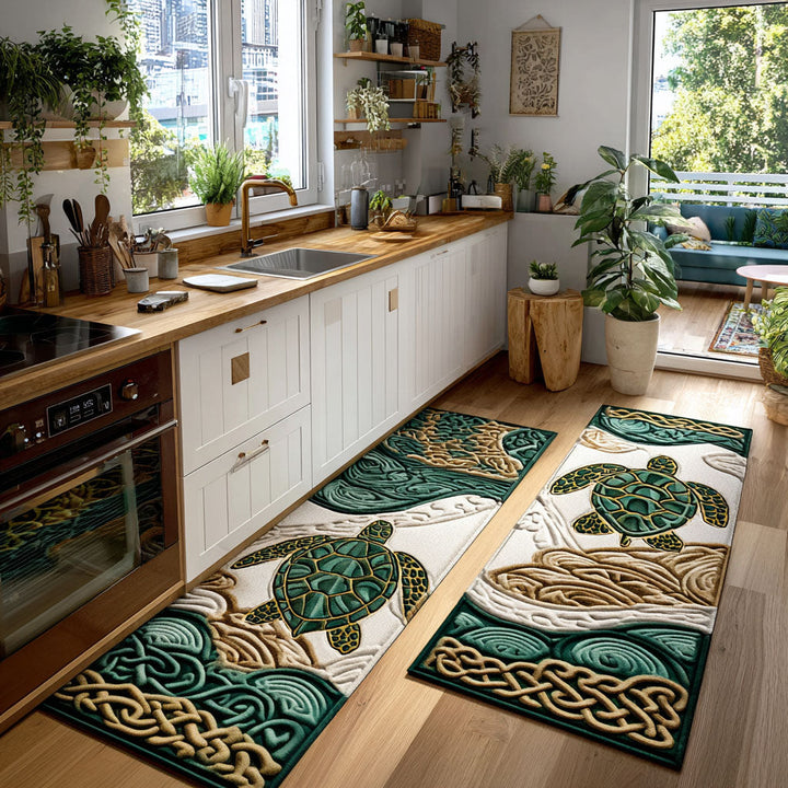 Tapis de cuisine antidérapant – Récif corallien