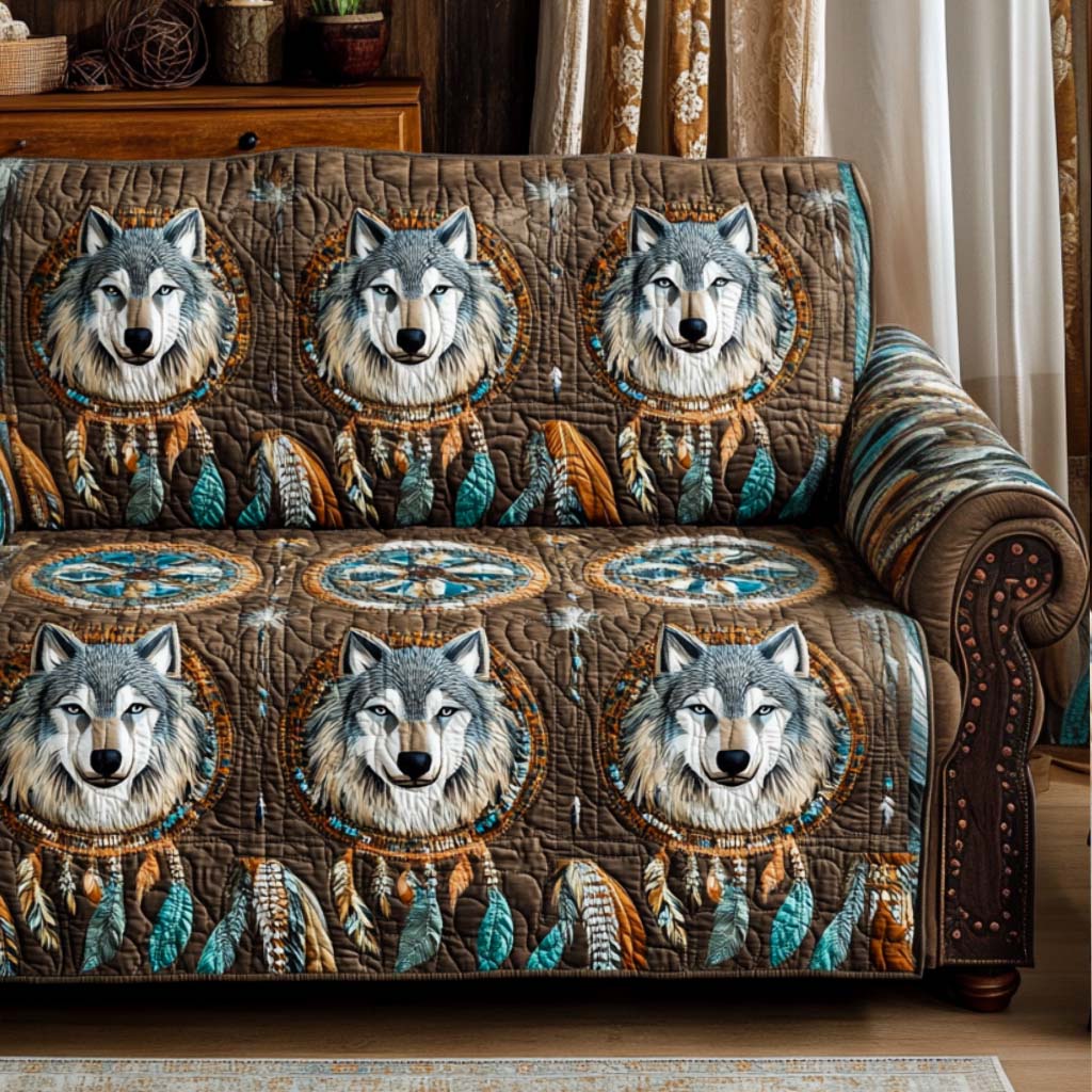 Housse de canapé matelassée – Motif décoratif