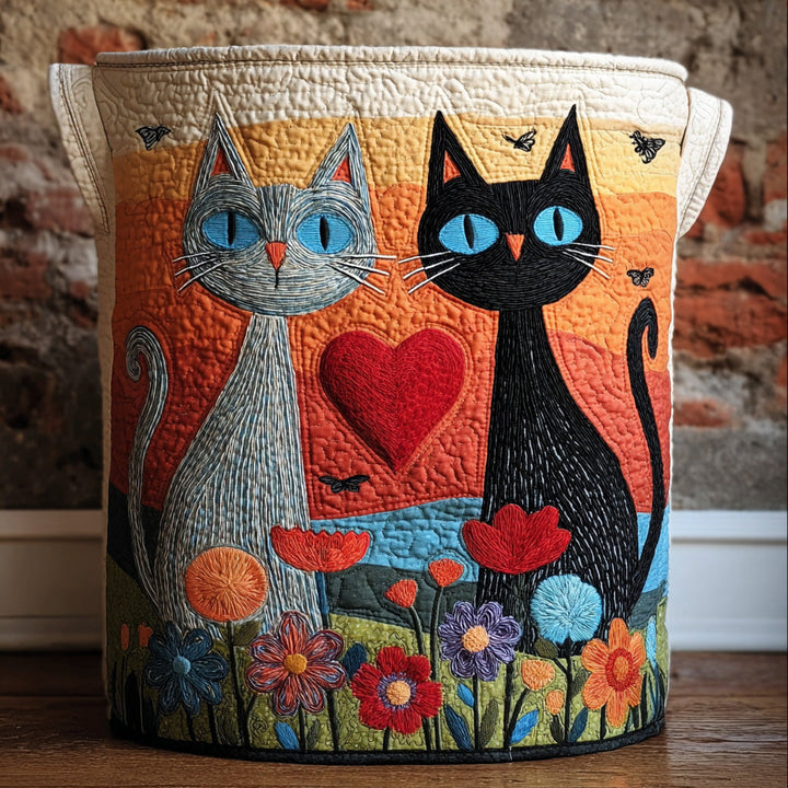 Panier à linge matelassé – Forme de chat – vue 7