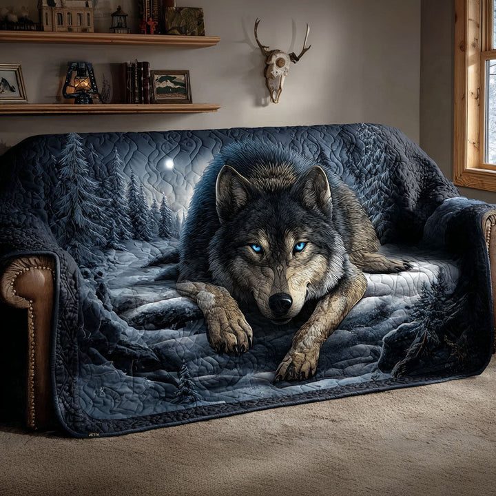 Housse de canapé matelassée – Loup