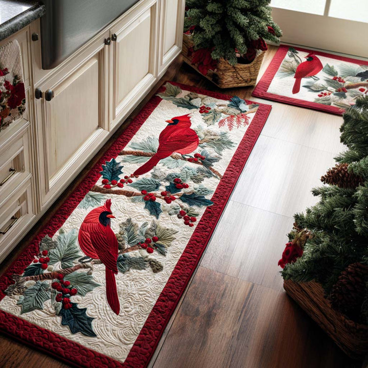 Tapis de cuisine antidérapant – Hiver classique