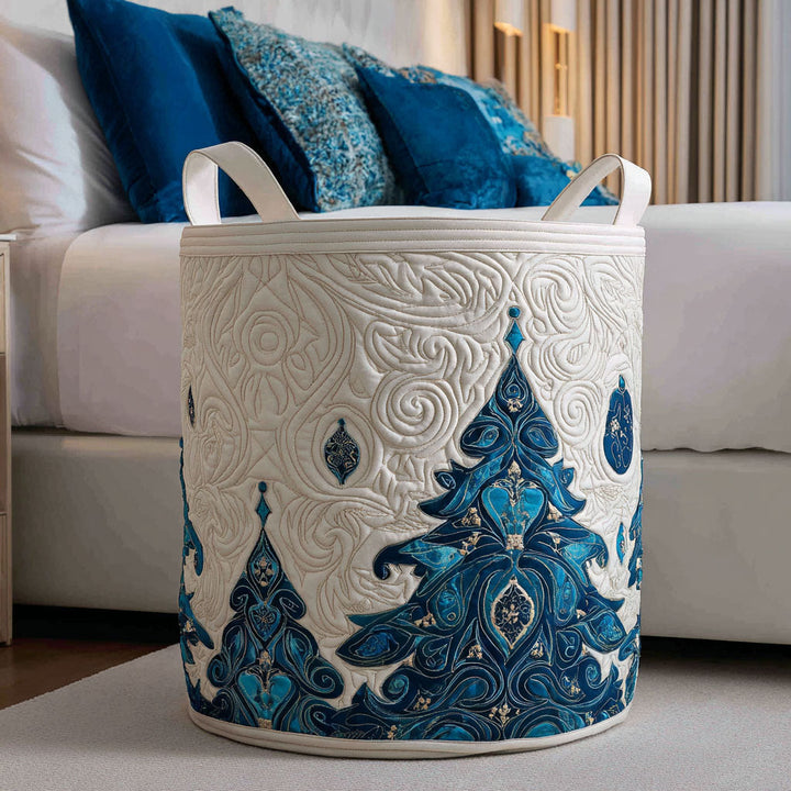 Panier à linge matelassé – Motif de Noël – vue 8