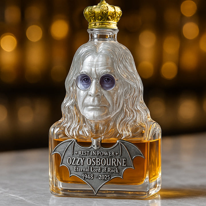 Bouteille de Whisky "Immortalisée dans le Verre"